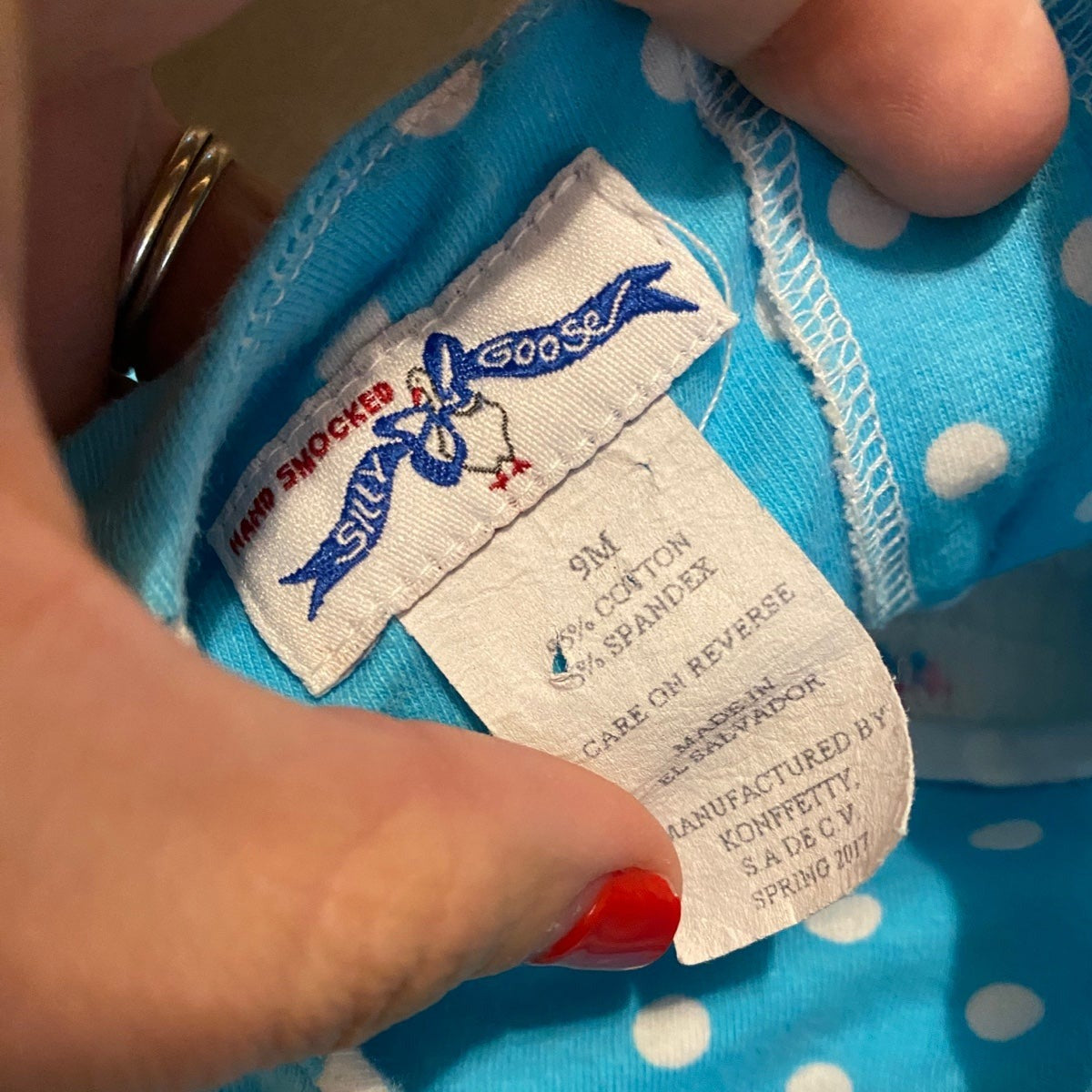 9 months smocked butterfly dress