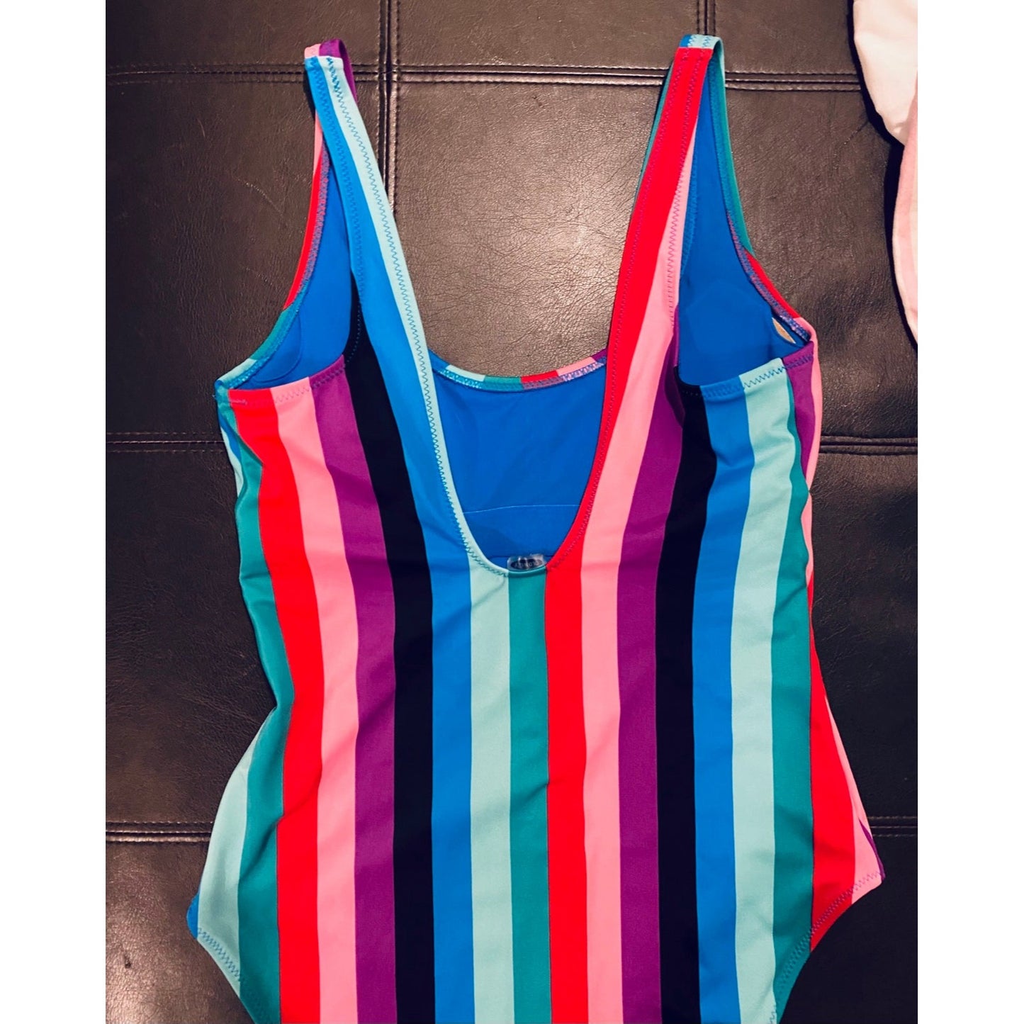 Medium One Piece striped Swimsuit
