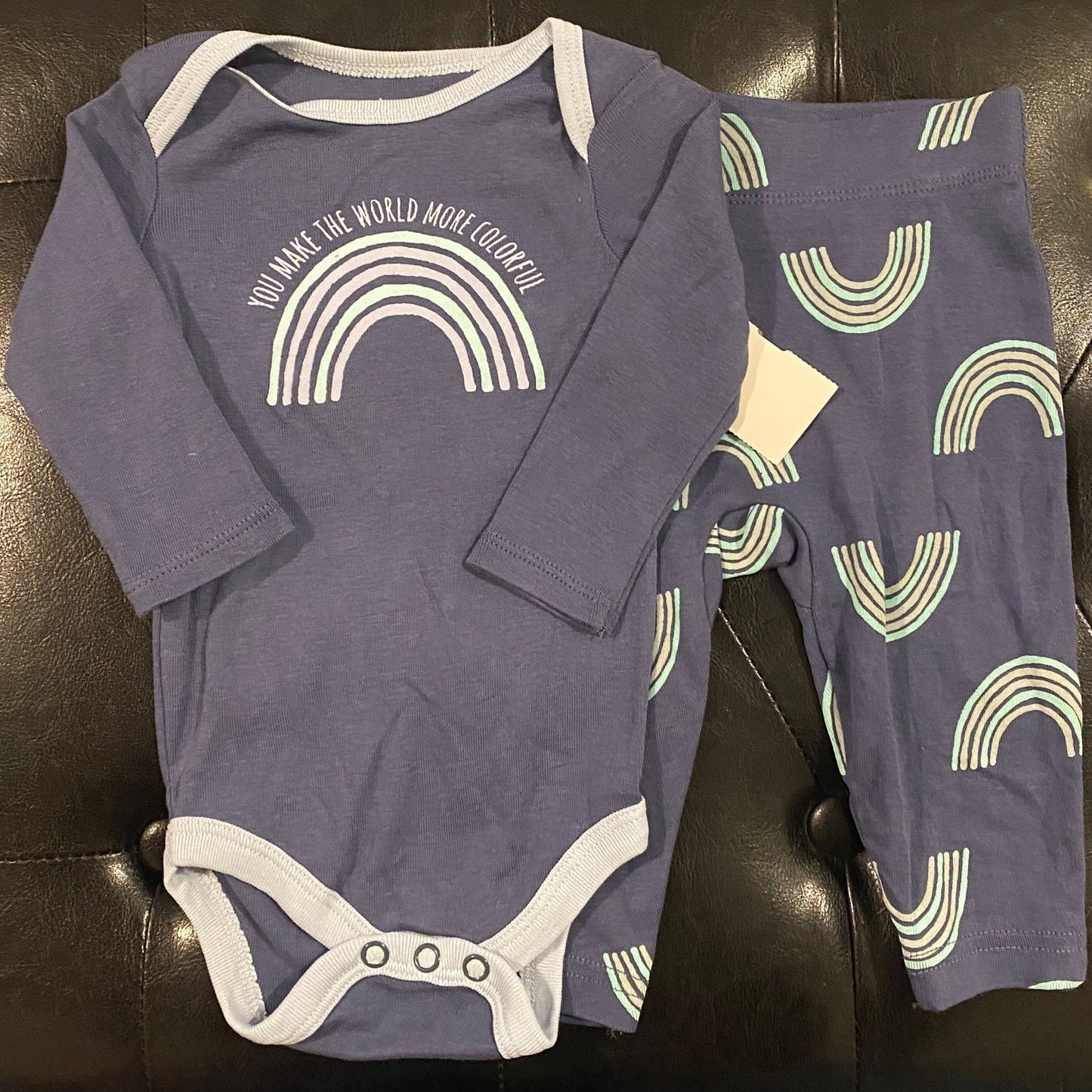 New 3 months Rainbow baby outfit