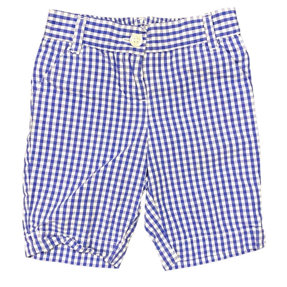 6-12 months Janie and Jack blue gingham shorts