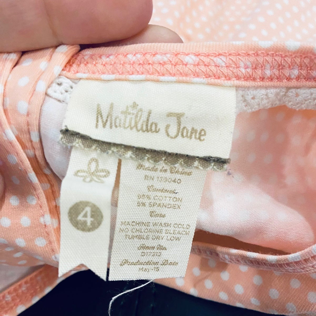 Size 4 Matilda Jane pearl dress