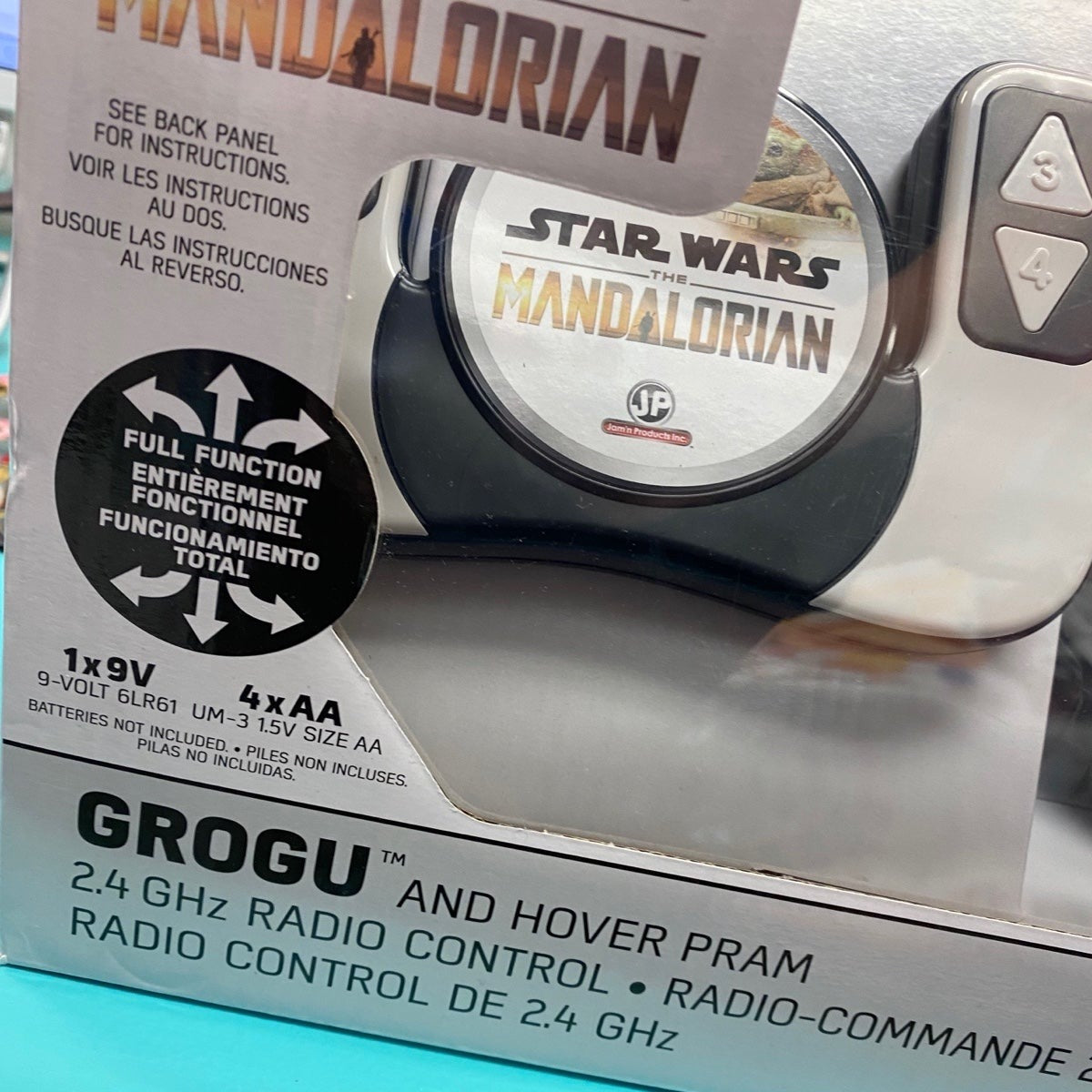 New Star Wars The Mandalorian Grogu remote control pram