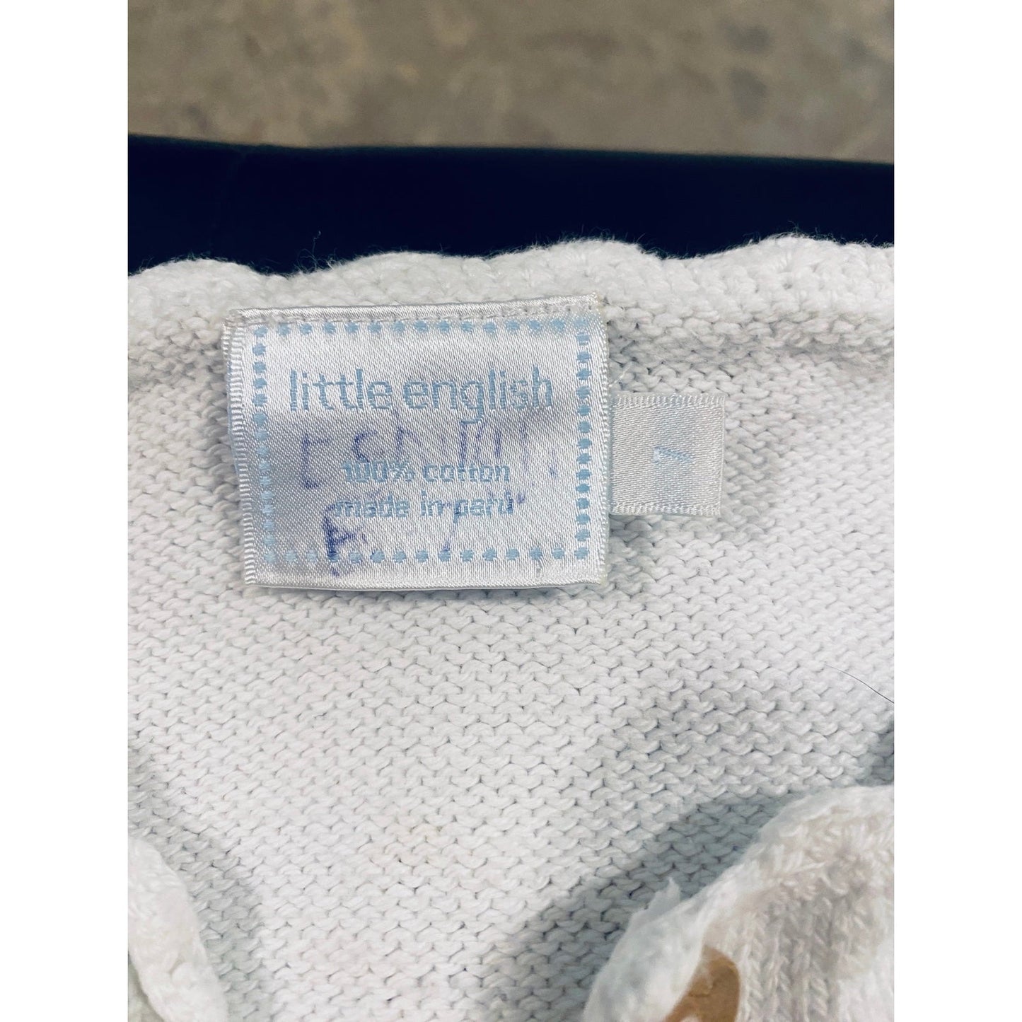Little English bumblebee cardigan size 7