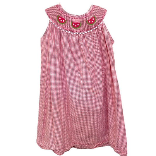 Size 4 smocked watermelon dress
