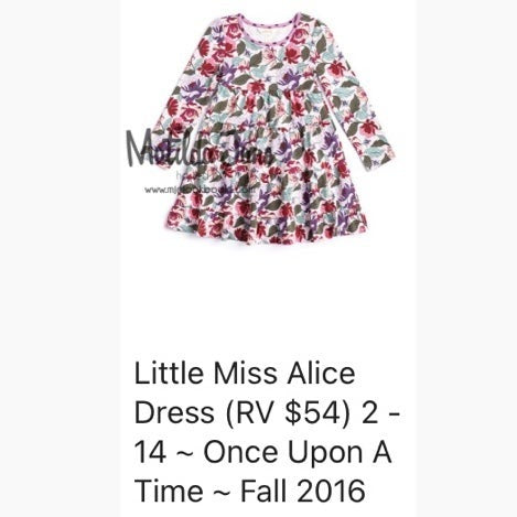 Size 6 Matilda Jane floral dress