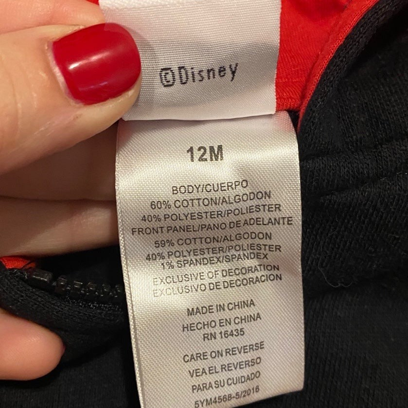 12 months Mickey Mouse hoodie