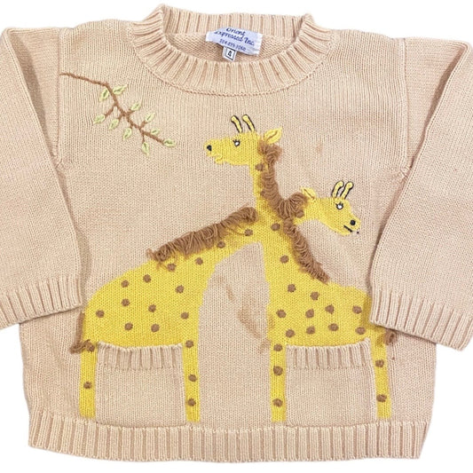 Size 4 vintage giraffe sweater