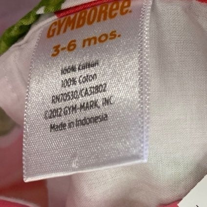 Vintage Gymboree 3-6 months peaches dress