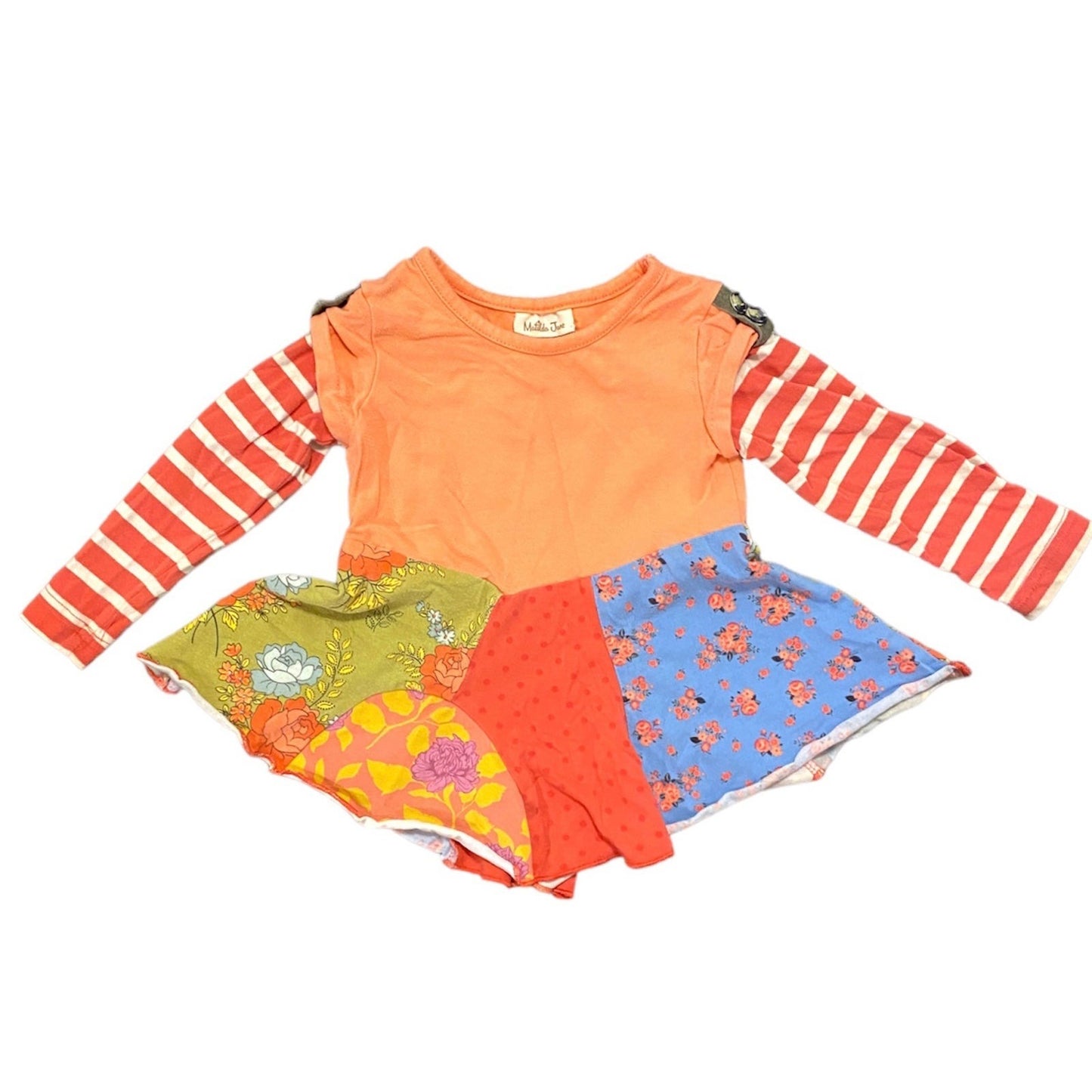 12 months Matilda Jane patchwork angled top