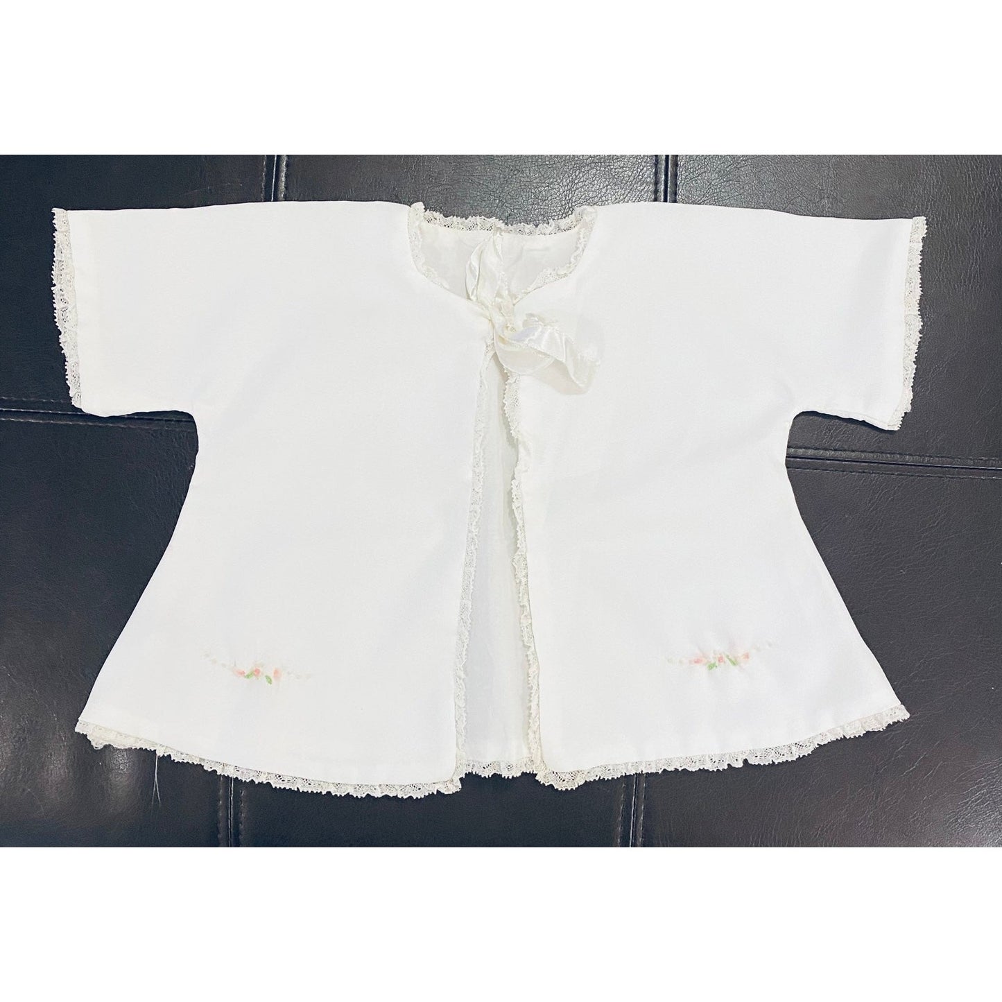 Vintage Julius Berger baby girls embroidered jacket
