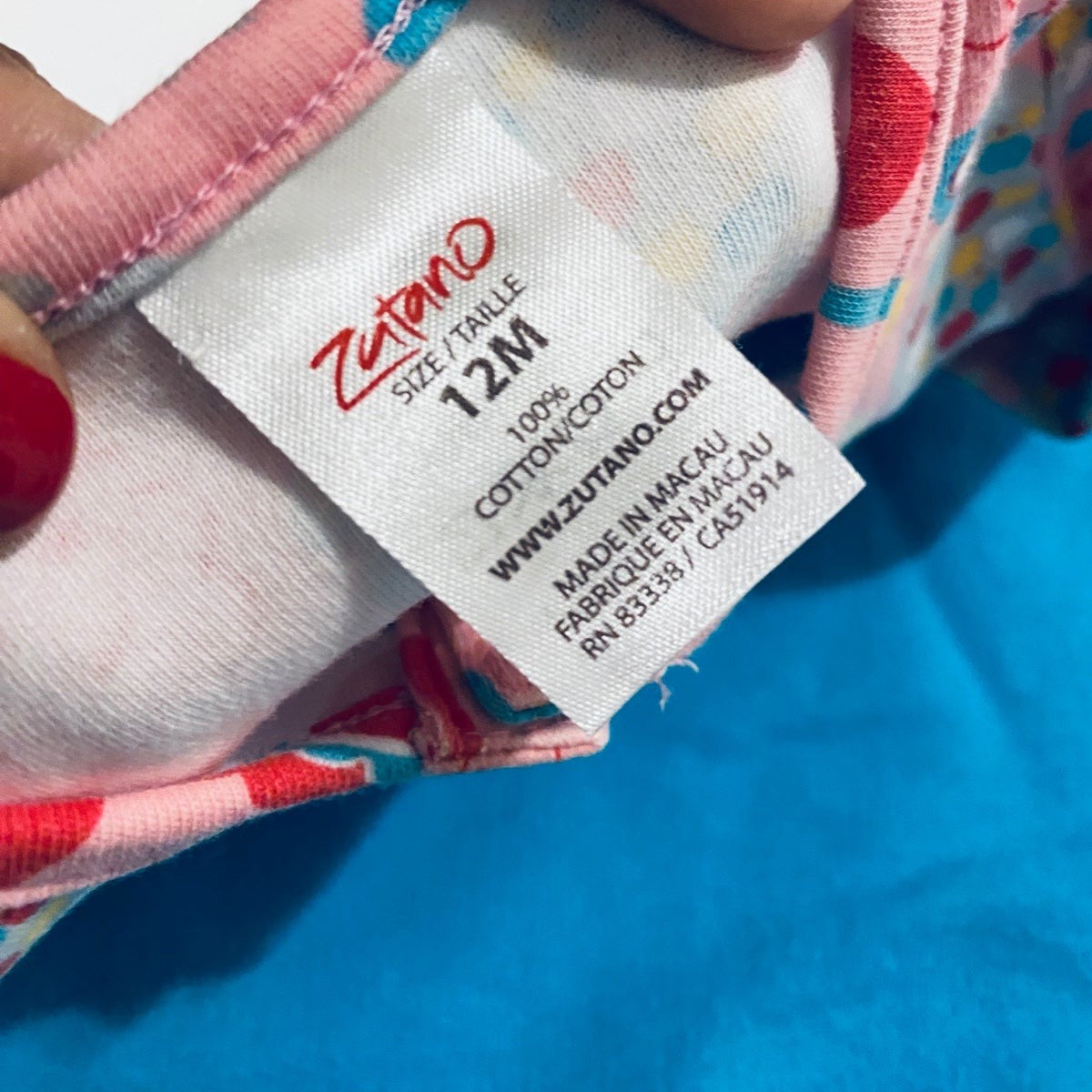 12 months Zutano fall apple dress