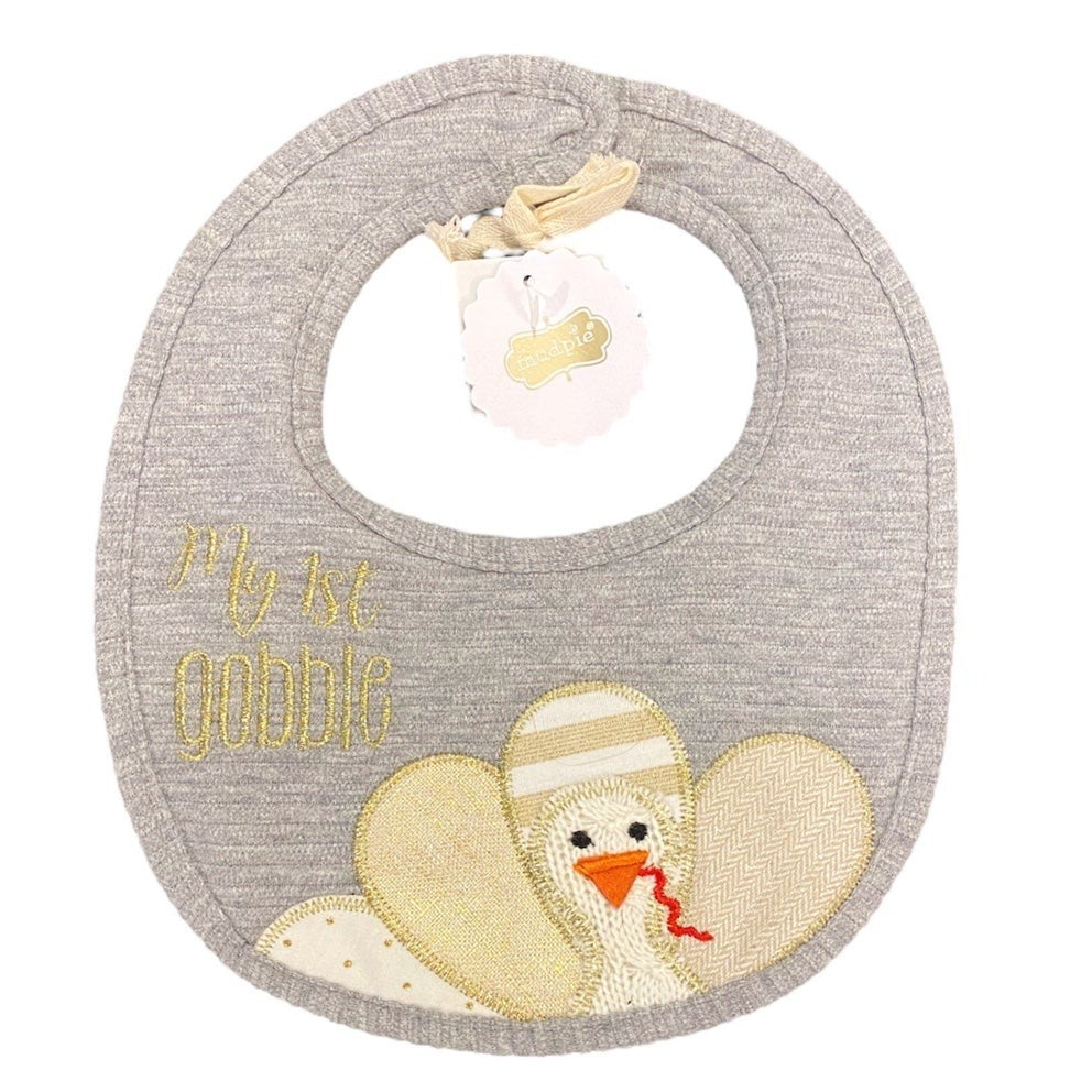New Mudpie Thanksgiving bib gift