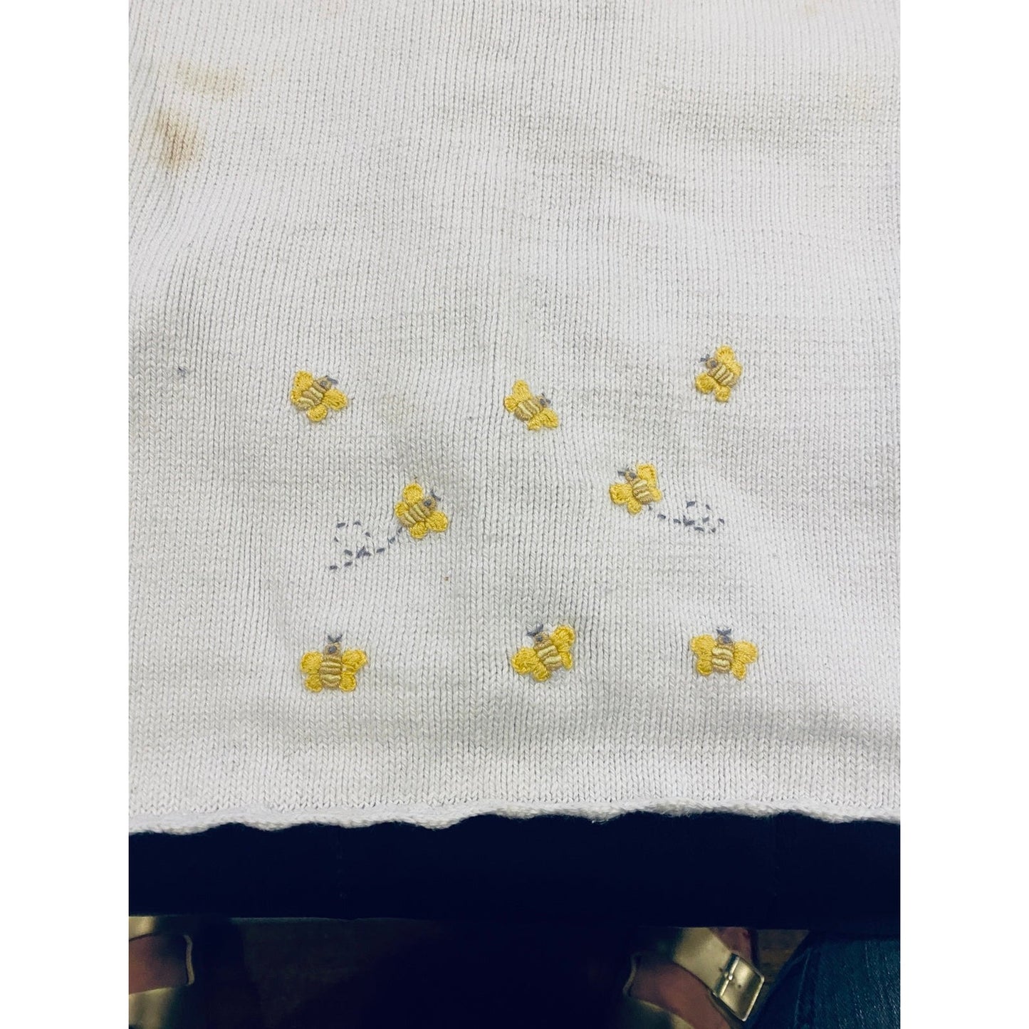 Little English bumblebee cardigan size 7