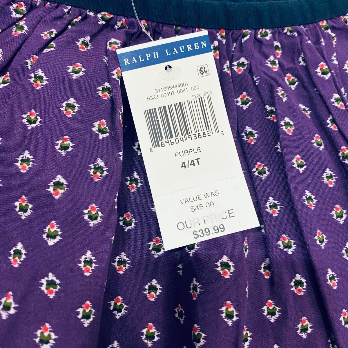 New 4T Ralph Lauren skirt