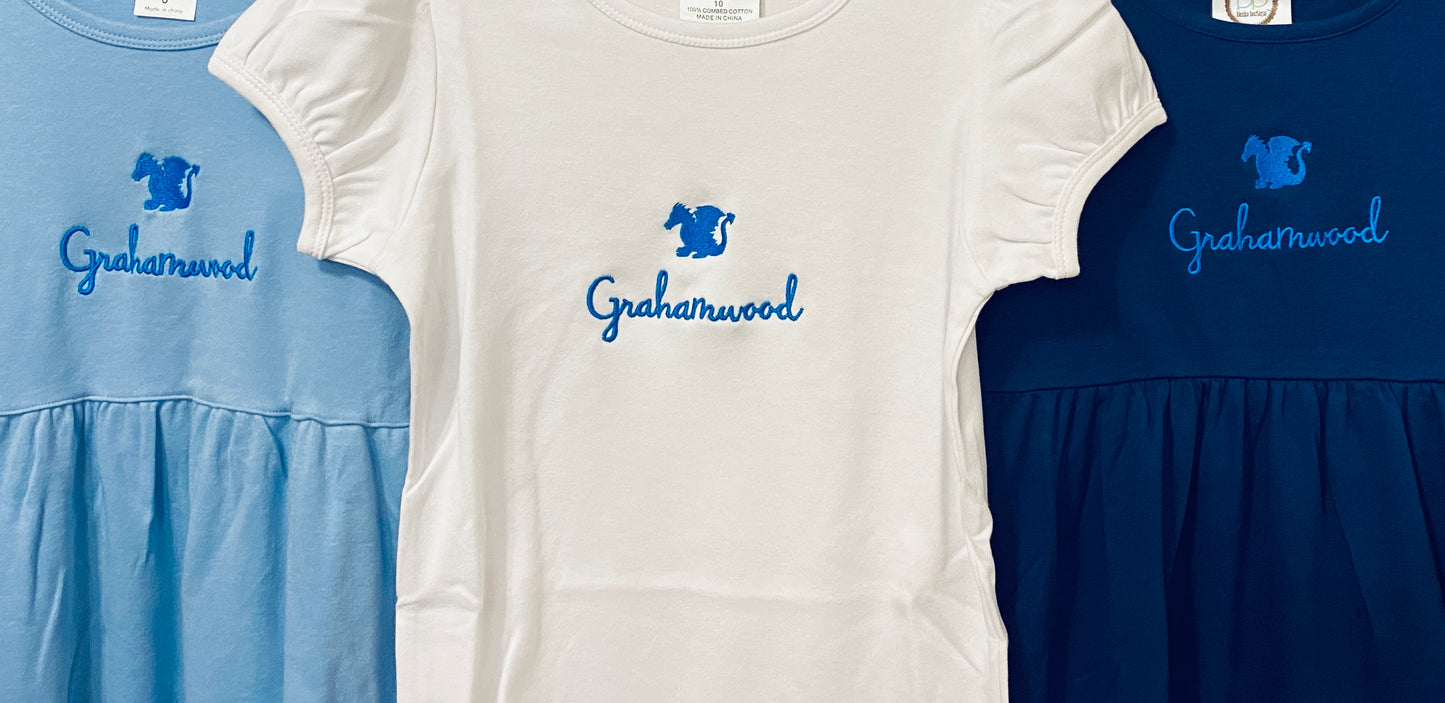 Grahamwood Short Sleeve Dragon Ruffle Shirt