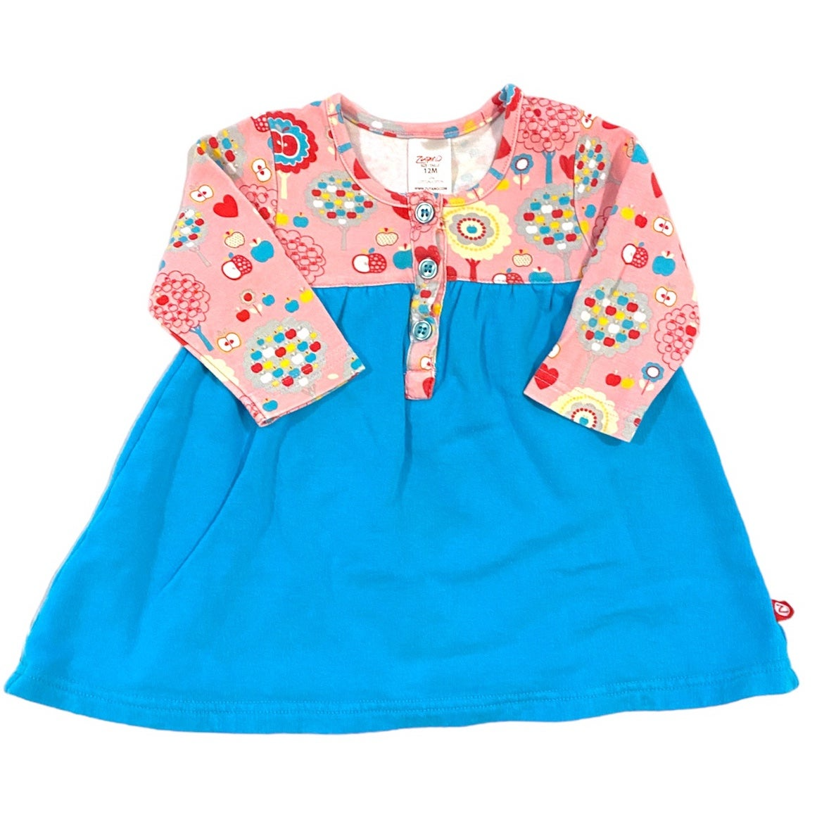 12 months Zutano fall apple dress