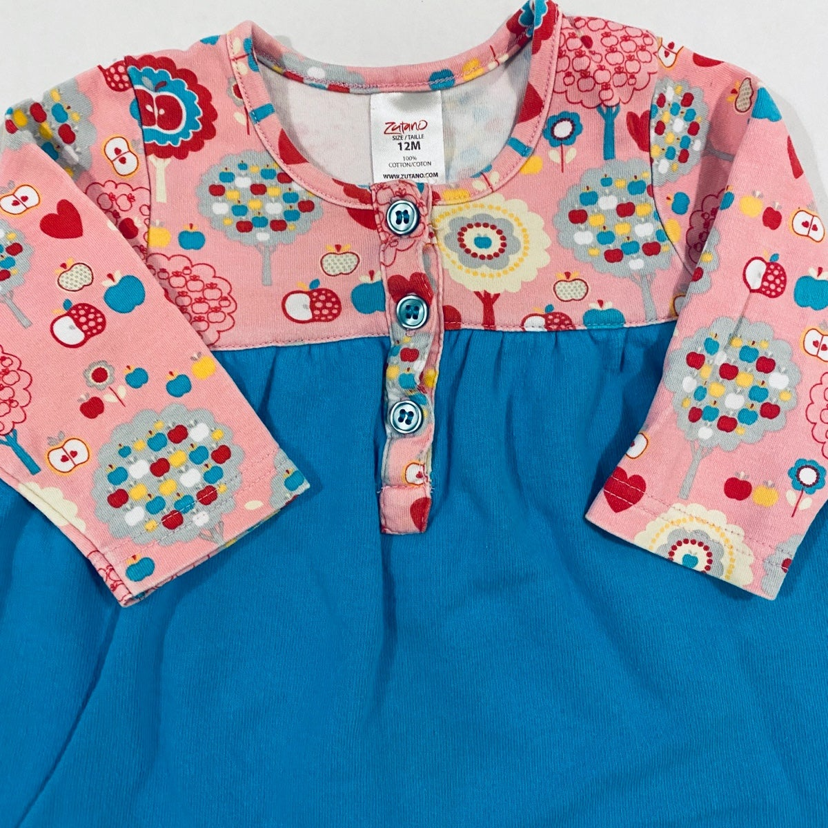 12 months Zutano fall apple dress