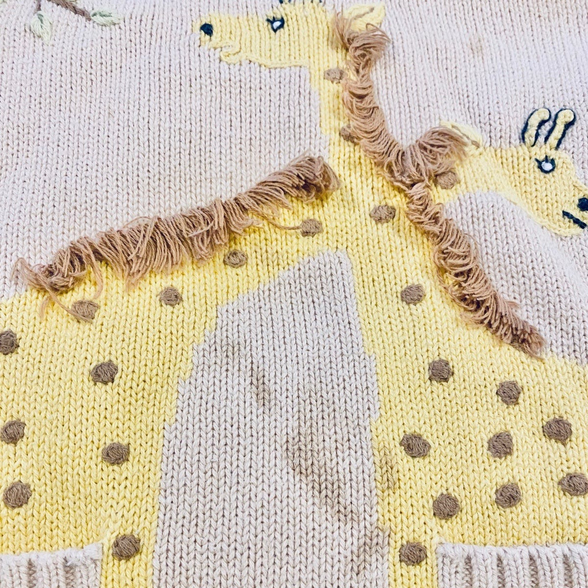 Size 4 vintage giraffe sweater