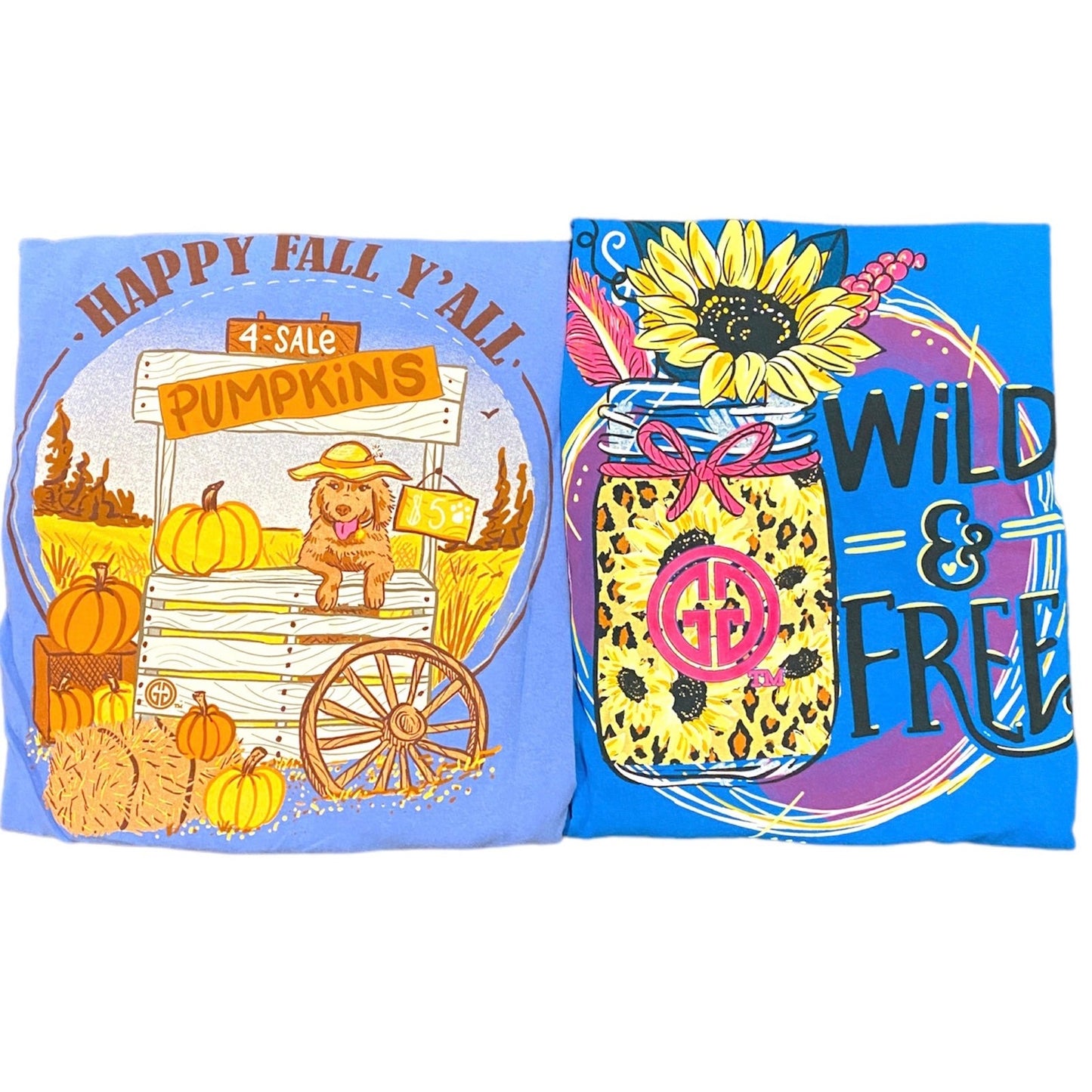 Youth large Girlie girl fall tees bundle
