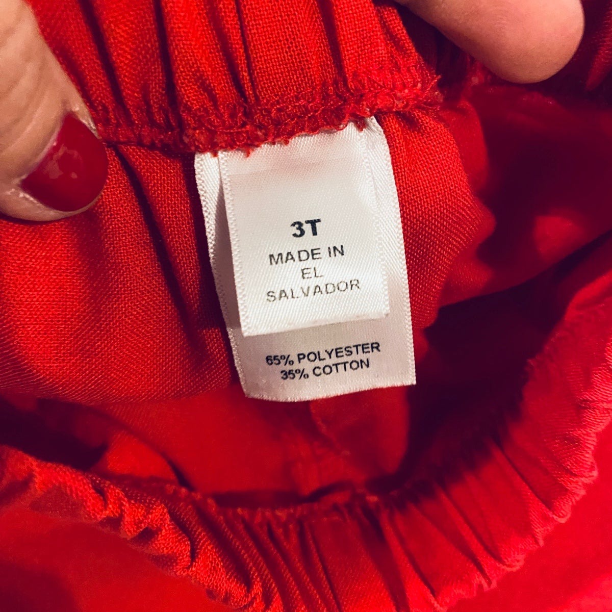 3T Christmas ruffle pants