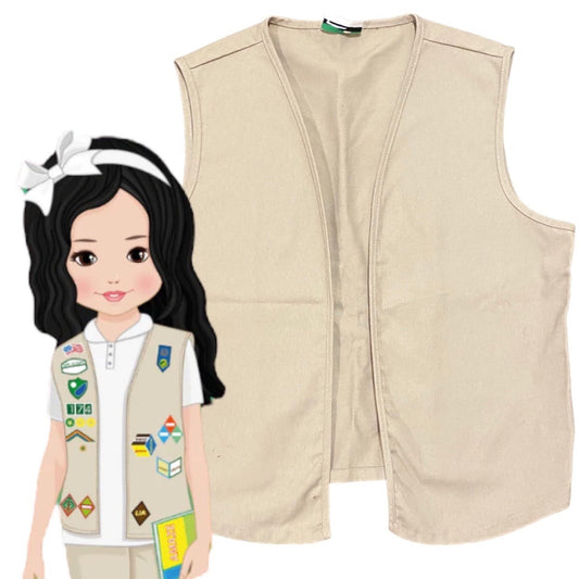 New Girl Scouts Official Cadette Senior and Ambassador Vest