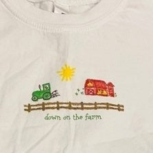 Size 4 farm shorts set