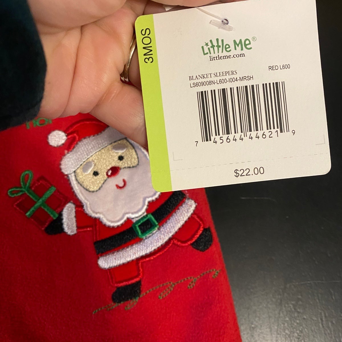 New 3 months Christmas Santa sleeper