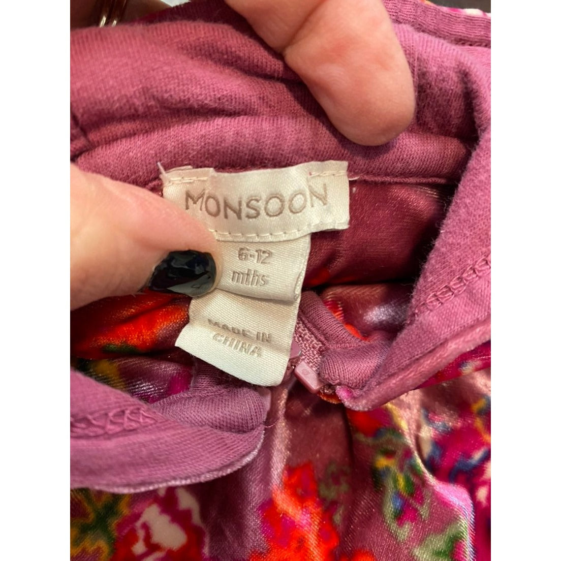 6-12 months floral Monsoon Jacket