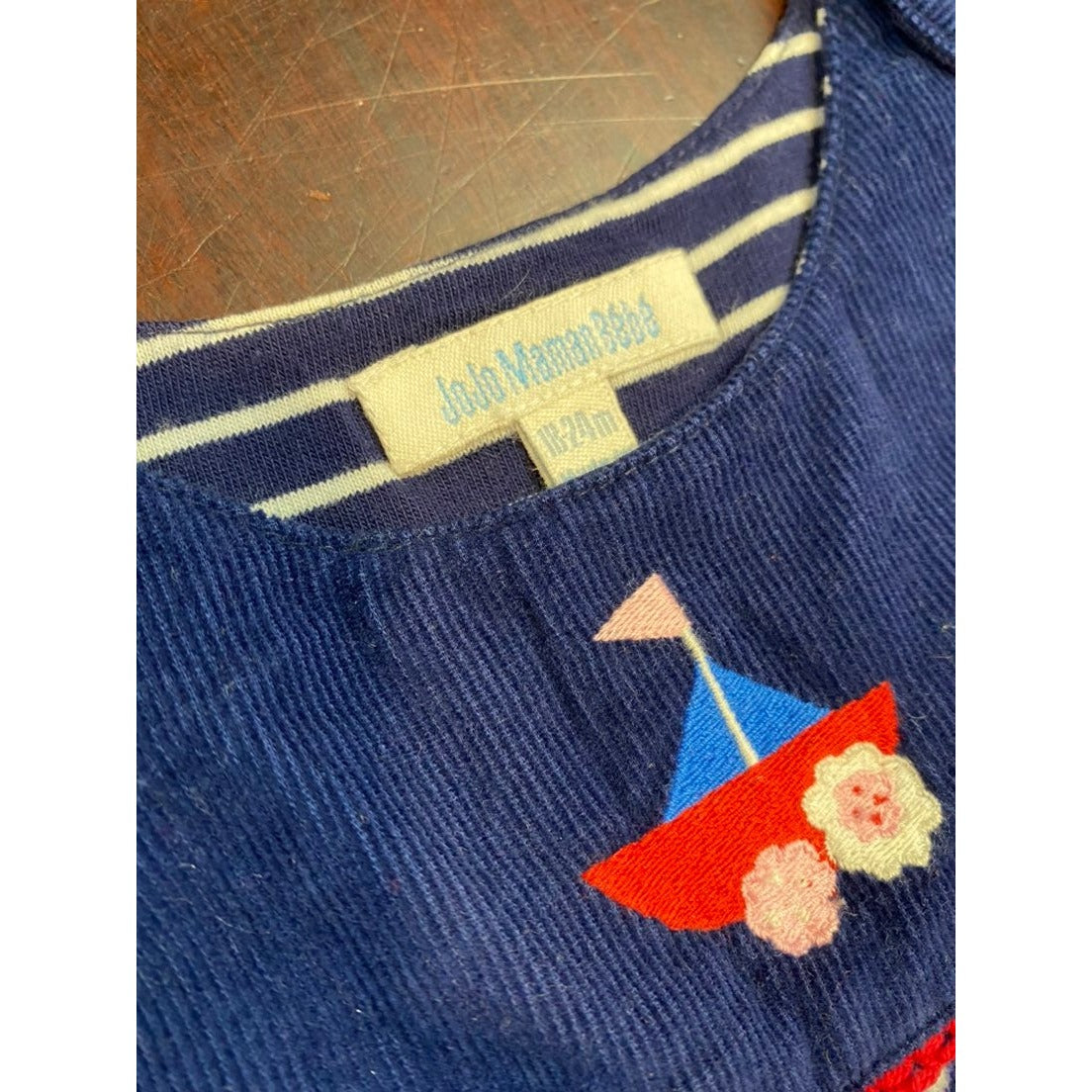 18-24 months sailboat romper