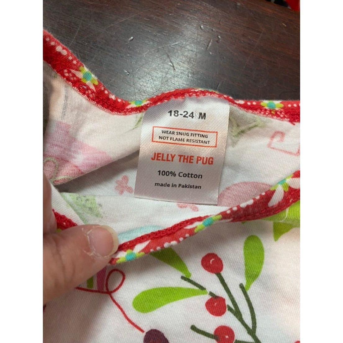 18-24 months Jelly The Pug Christmas top