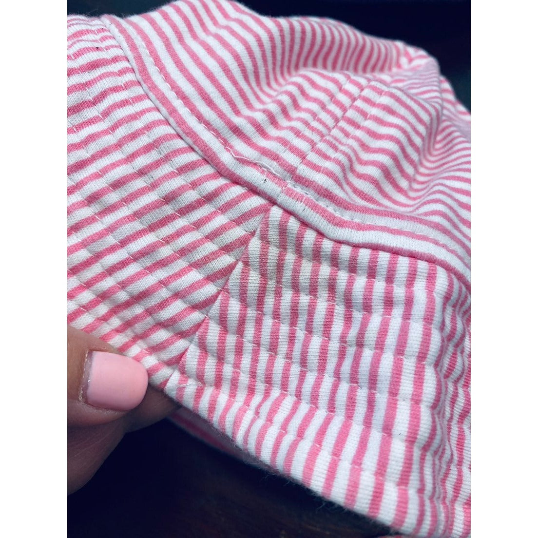 6 months pink Zutano summer hat