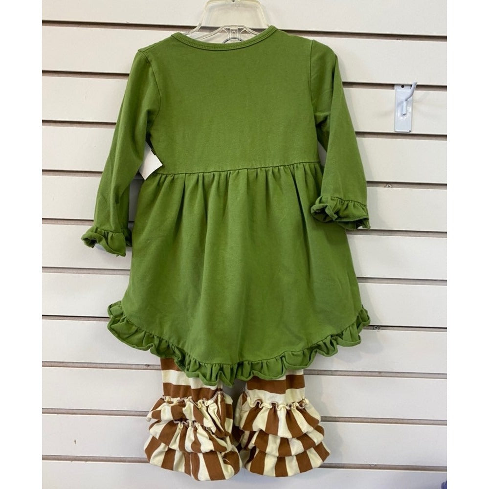 Size 4 fall ruffle Outfit