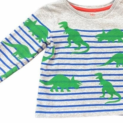 6-12 months baby boden dino top