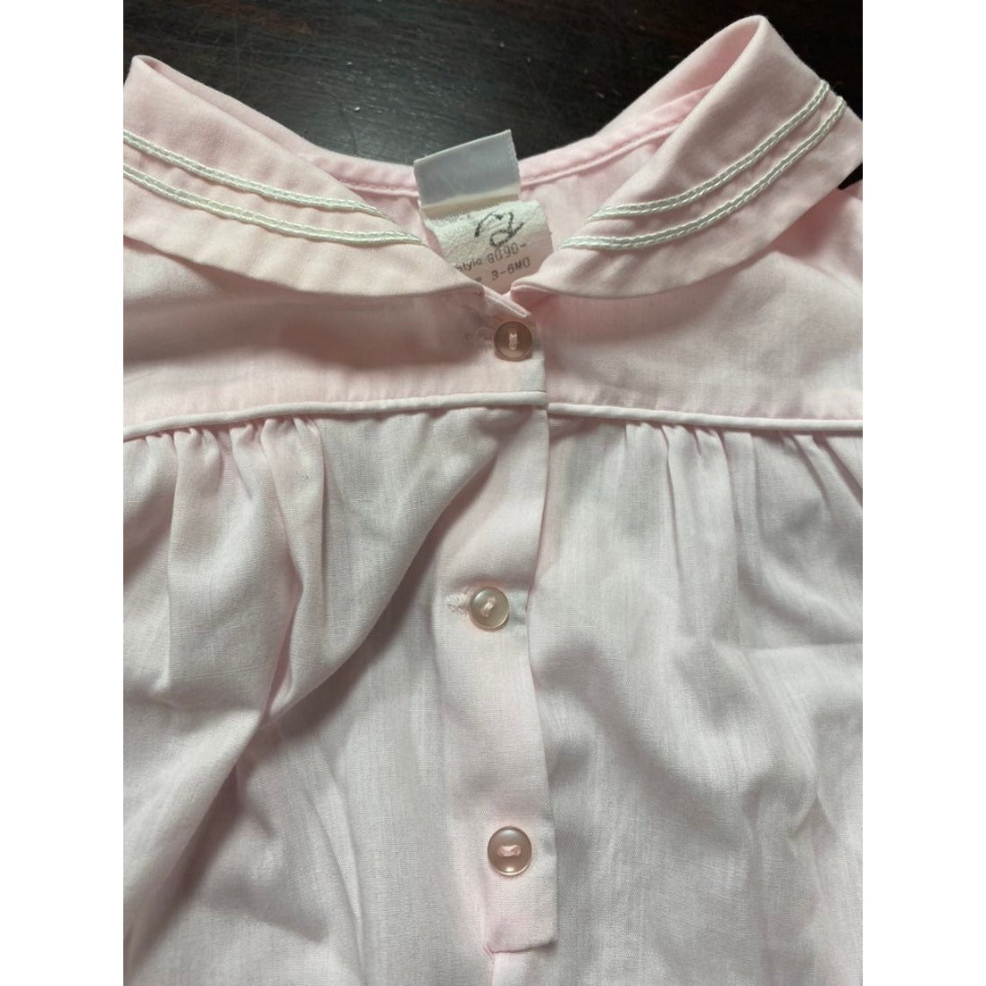 3-6 months vintage pink boutique bubble