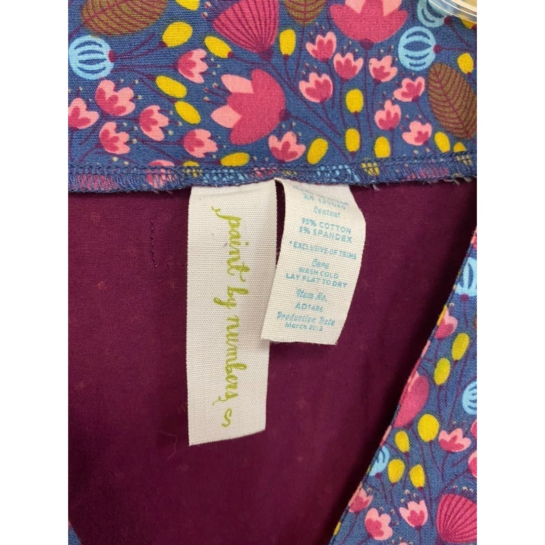 Small Matilda Jane paint by numbers Mama dress