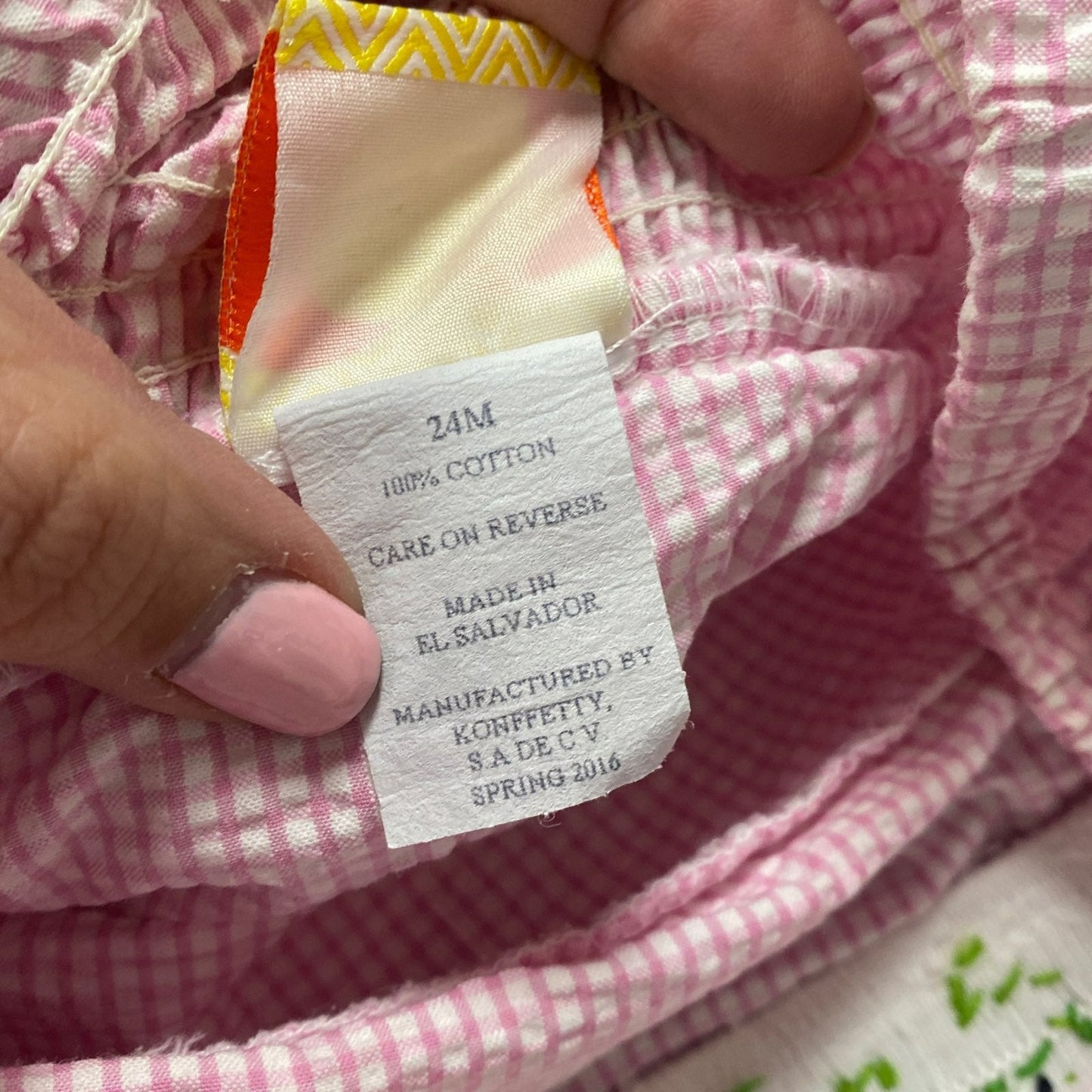 24 months pink smocked alligator swimsuit