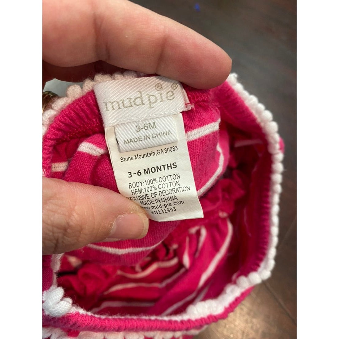 3-6 months mudpie bloomers