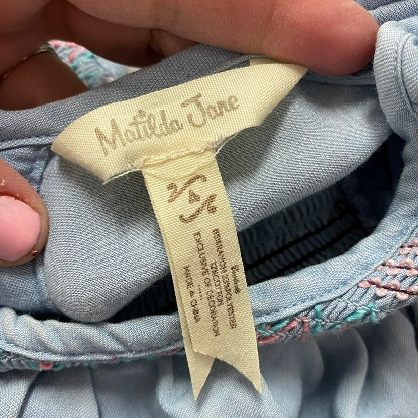 Size 4 Matilda Jane smocked tunic