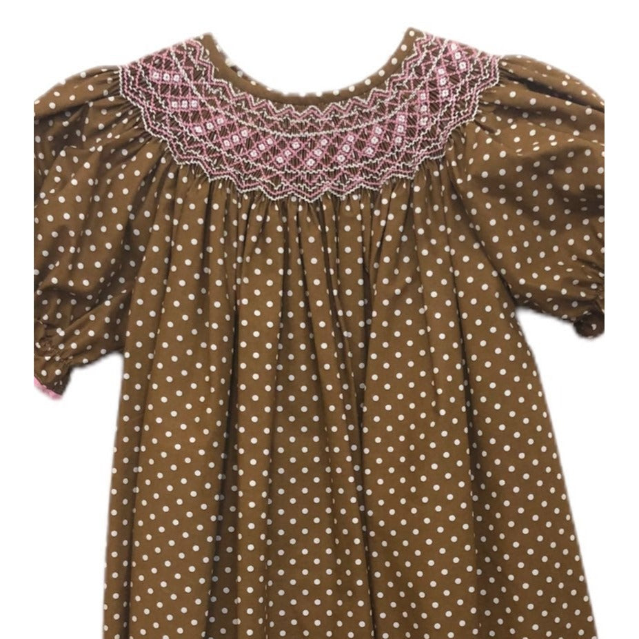 New 4t smocked bishop dress