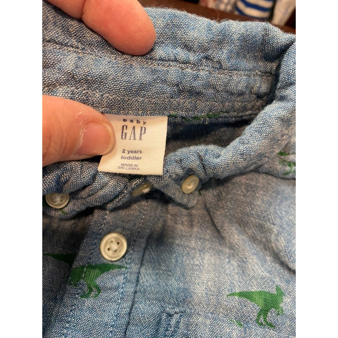 Size 2 Gap dinosaur Shirt