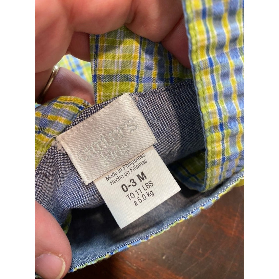 0-3 months vintage carter's romper