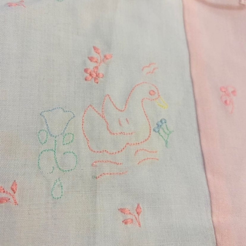 Vintage girls diaper shirt 0-6 months