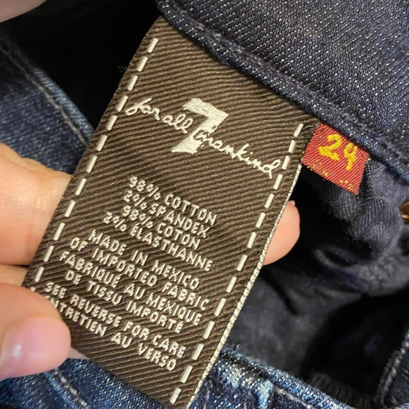 7 for all mankind skinny jeans Size 24