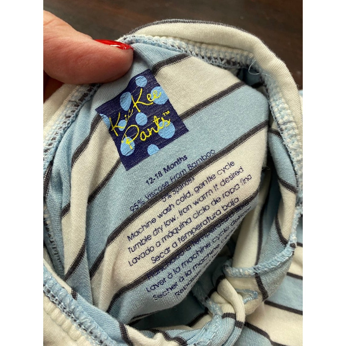 12-18 months Kickee Pants top