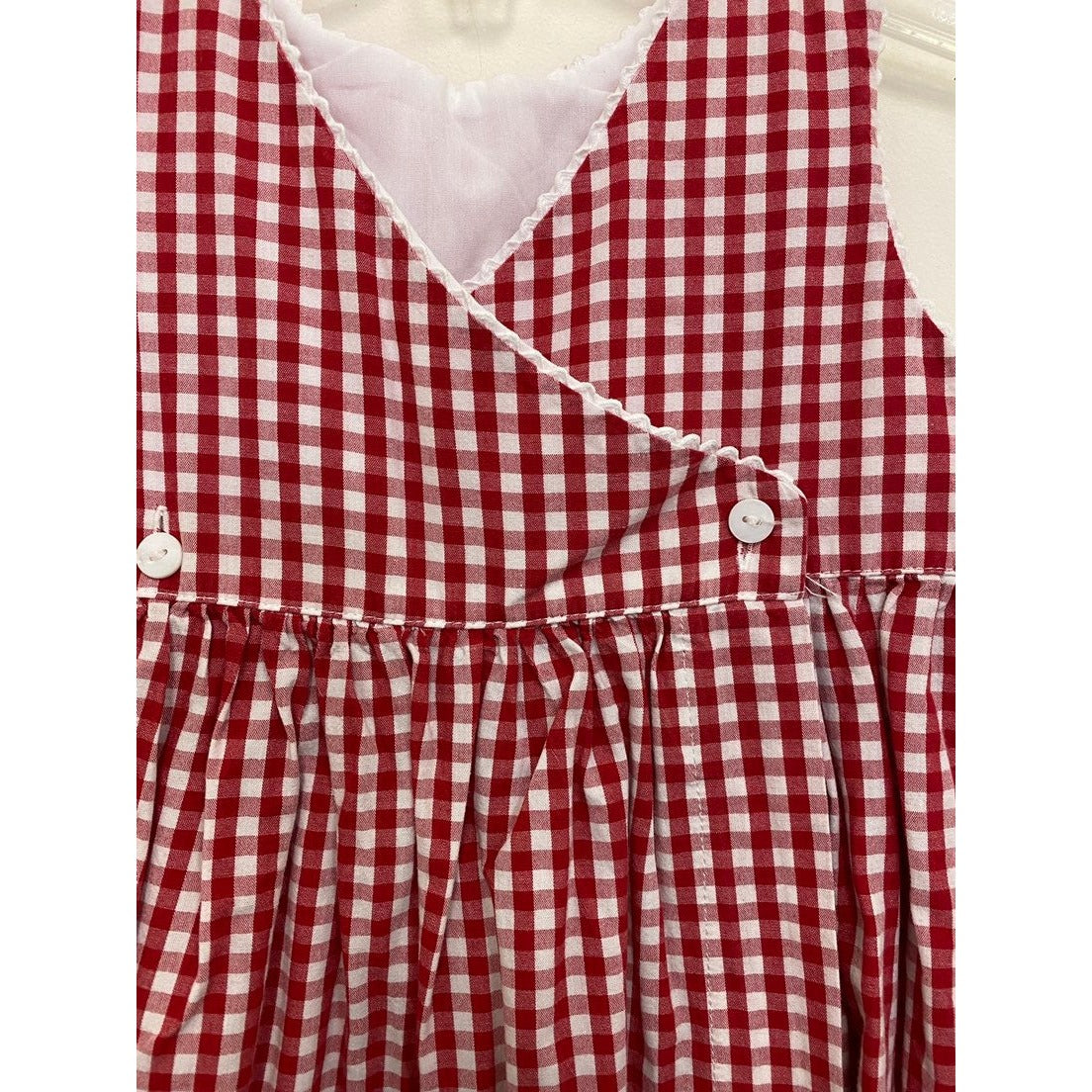 2/3 red gingham Dress