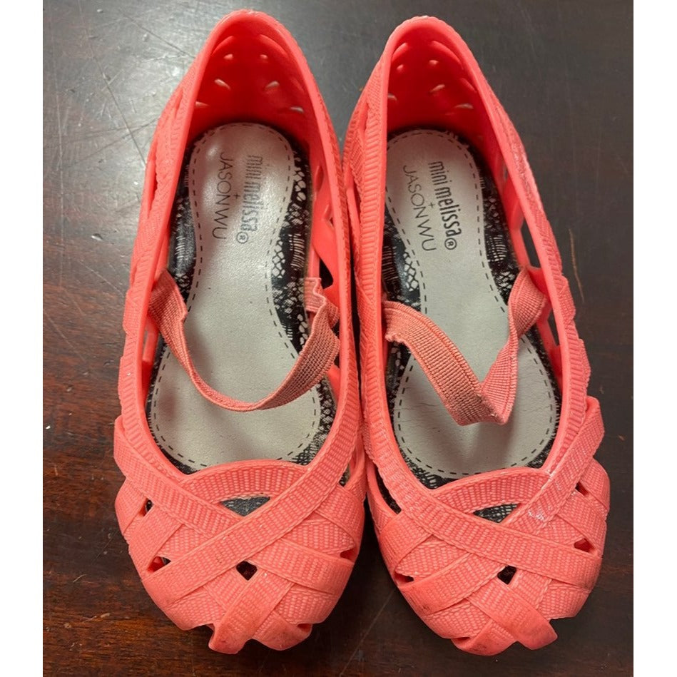 Size 6 Mini Melissa Mini Jean Jason Wu ballet flats