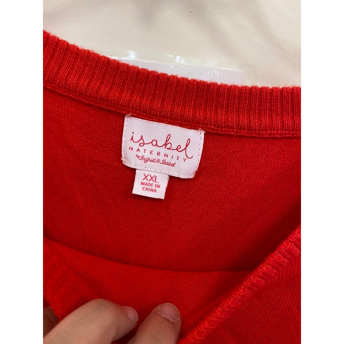 XXL maternity orange sweater