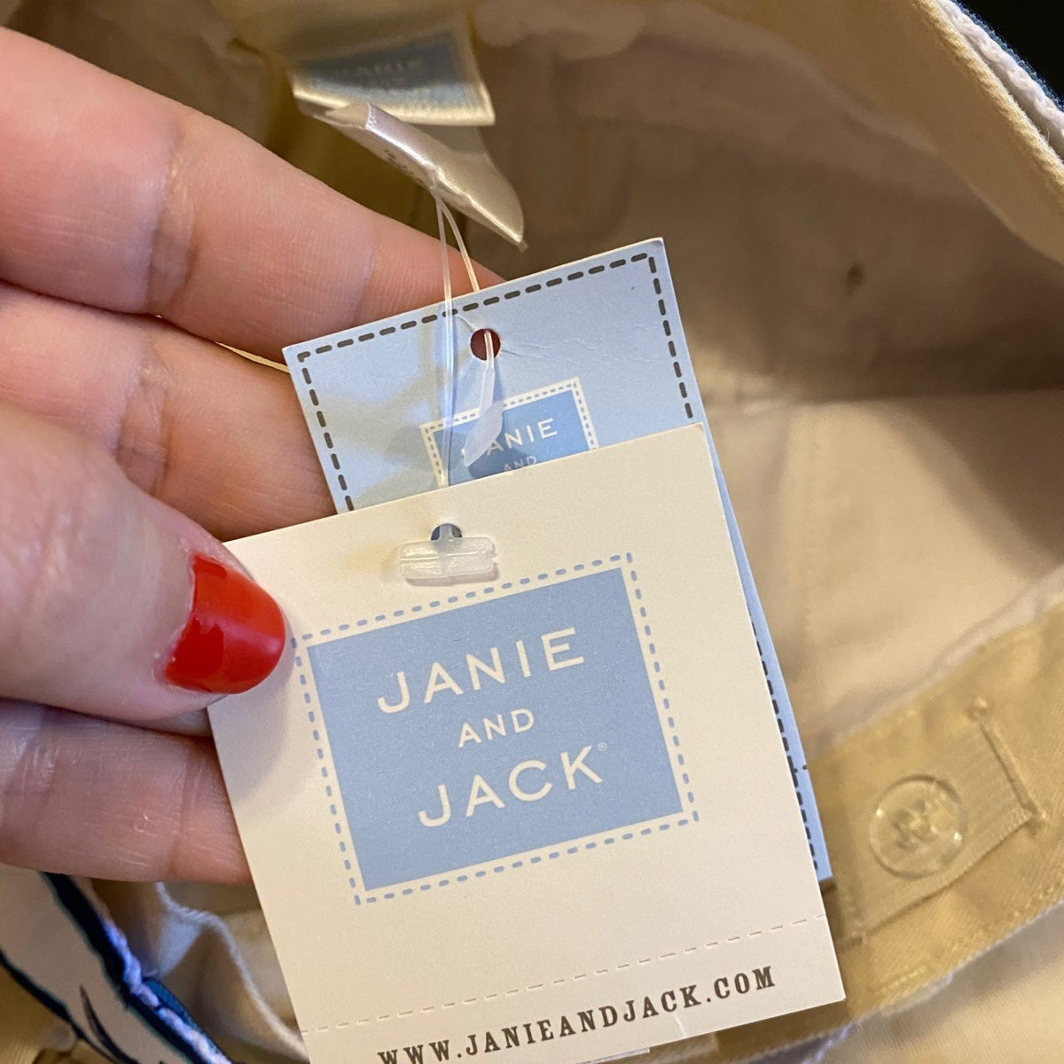 New size 6 Janie and Jack shorts & belt bundle