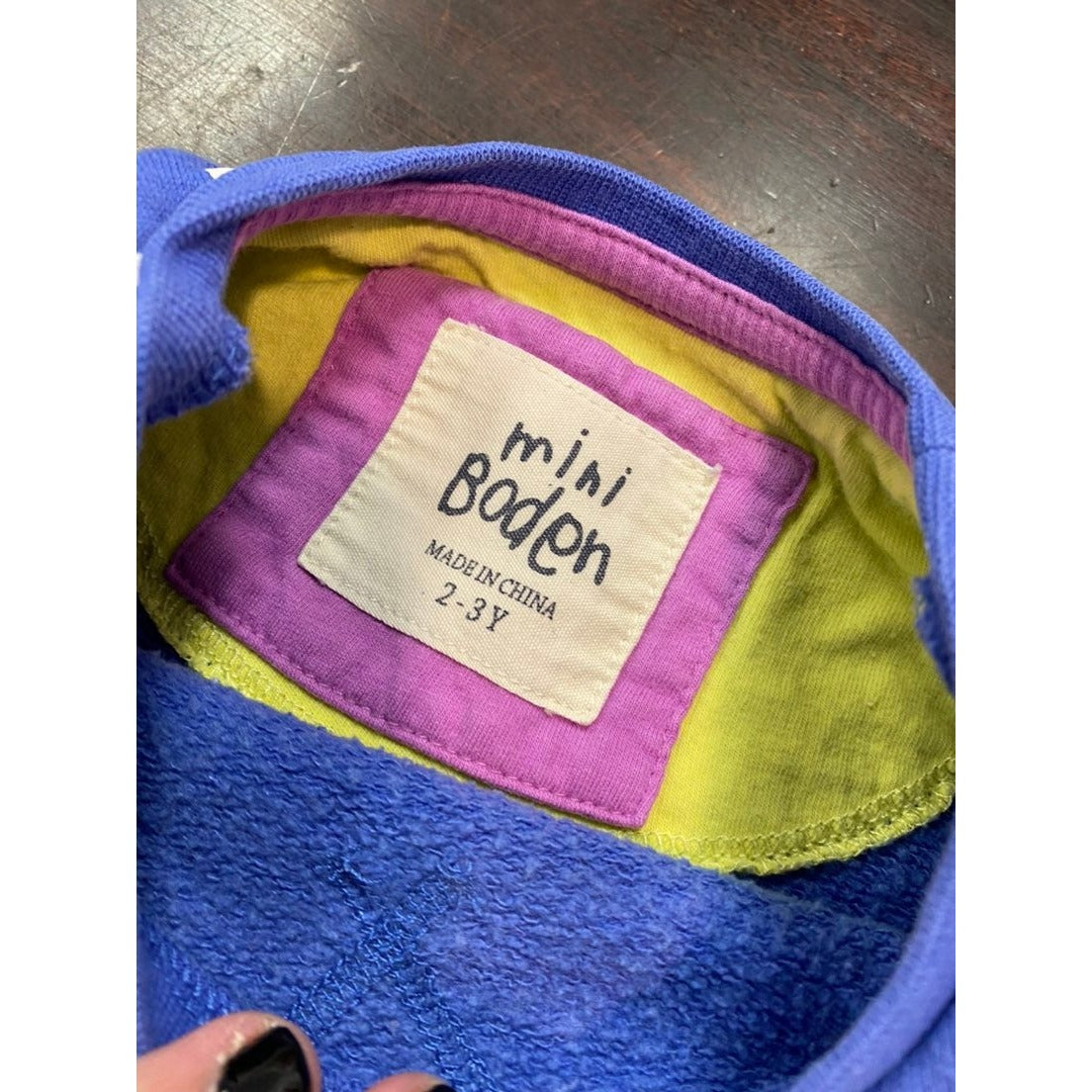 2/3 mini boden sweatshirt