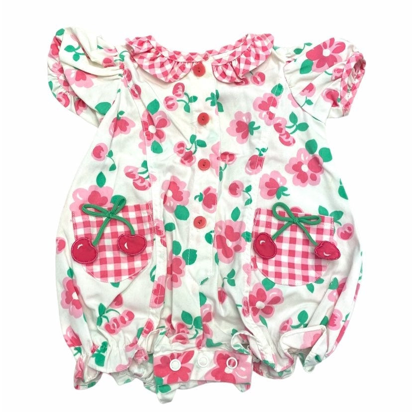 3-6 months vintage cherry bubble